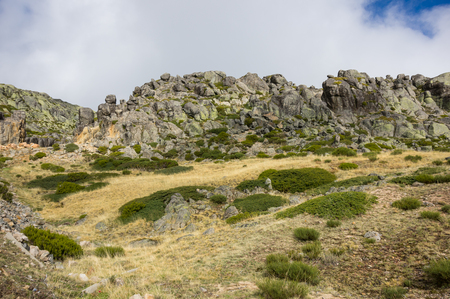 Serra da Estrela ("Star Mountain Range") is the highest mountain range in Continental Portugalの写真素材