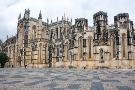 The Monastery of Batalha (Monastery of Saint Mary of the Victory) is one of the best and original examples of Late Gothic architecture in Portugal, intermingled with the Manueline styleのeditorial素材