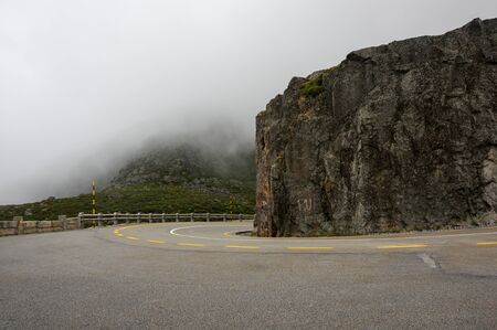 Serra da Estrela ("Star Mountain Range") is the highest mountain range in Continental Portugalの写真素材