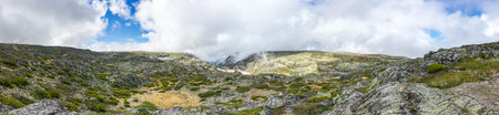 Serra da Estrela ("Star Mountain Range") is the highest mountain range in Continental Portugalの写真素材