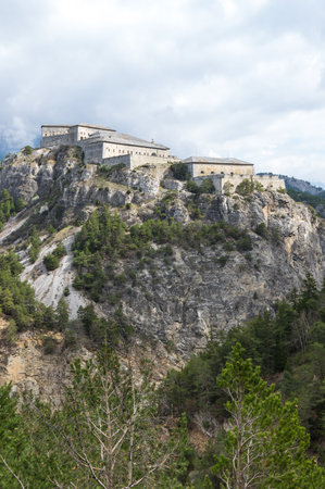 Fort Victor-Emmanuel in Vanoise National Park, French Alpsのeditorial素材