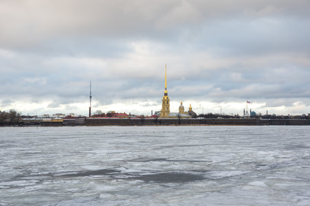 The Peter and Paul fortress, Saint Petersburg, Russiaのeditorial素材