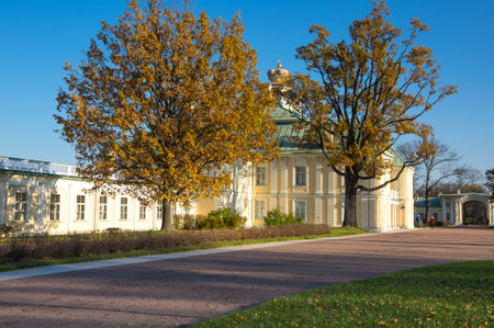 The Grand Menshikov Palace in Oranienbaum, Saint-Petersburg, Russiaのeditorial素材