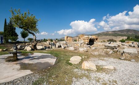 Ruins of Hierapolisの写真素材
