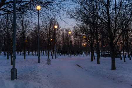 Park of Saint-Petersburg 300 anniversary, located on the shore of the Gulf of Finland in the North-West of the city, Saint-Petersburg, Russiaの写真素材