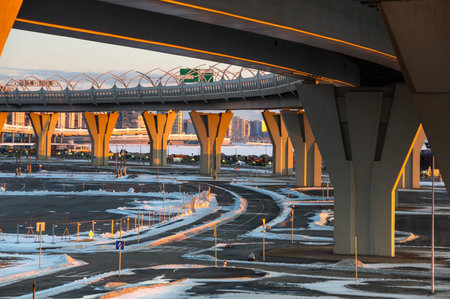 The Western High-Speed Diameter is a toll motorway in Saint Petersburg, Russia