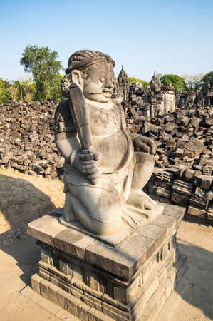 Prambanan or Rara Jonggrang is a 9th-century Hindu temple compound in Special Region of Yogyakarta, Indonesiaの写真素材