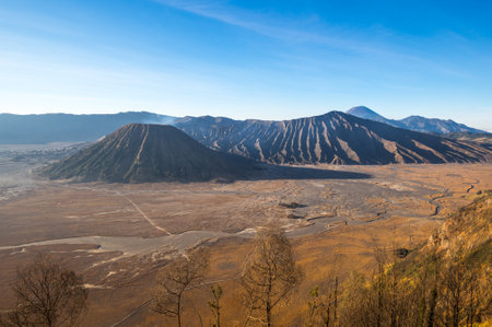 Bromo Tengger Semeru National Park in East Java, Indonesiaの写真素材