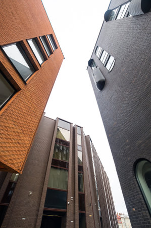 Modern architecture in the Rotermann quarter of Tallinn, Estonia
