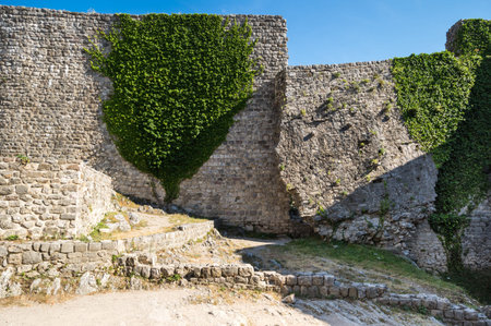 View of the fortress in Stari Bar (the Old Town of Bar), Montenegro