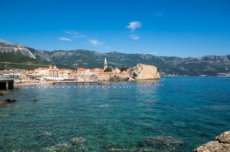 View of Old Town of Budva, Montenegro