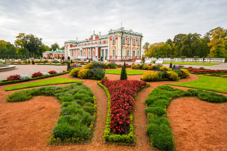 Kadriorg Palace was built by Tsar Peter the Great in the 18th Century, Tallinn, Estoniaのeditorial素材