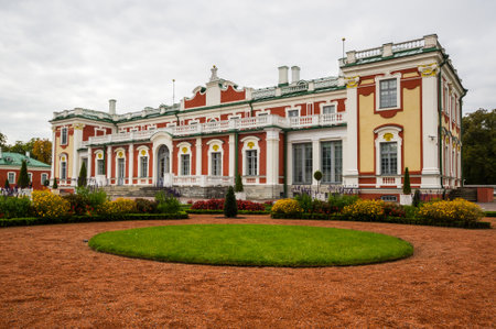 Kadriorg Palace was built by Tsar Peter the Great in the 18th Century, Tallinn, Estoniaのeditorial素材