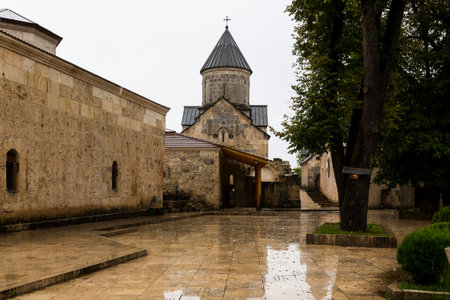 Haghartsin monastery in Armenia, a 13th-century monastery located near the town of Dilijan in the...
