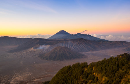 Bromo Tengger Semeru National Park in East Java, Indonesiaの写真素材