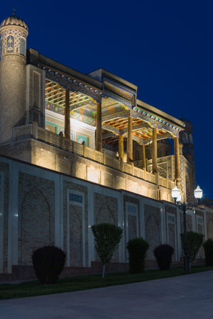 The Hazrat Khizr Mosque is a historical monument in Samarkand (mid-19th century), Uzbekistanの写真素材