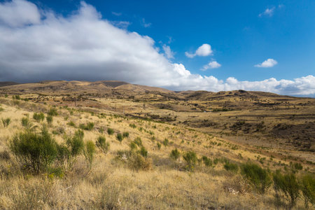 View of the mountains in the autumn, Armenia
