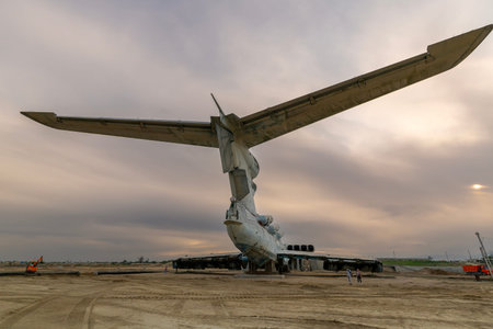 Lun is a Soviet strike ekranoplan missile carrier, abandoned on the shore of the Caspian Sea. The...