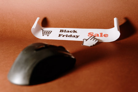 Printed mouse pointer on black friday sale