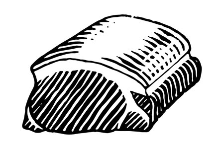 Cuts of Pork. Vector illustration on white background.のイラスト素材