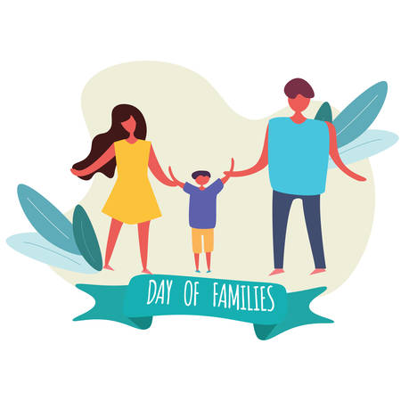 The International Day of Familiesのイラスト素材