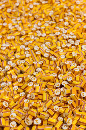 A lot of candies in candy factory の写真素材