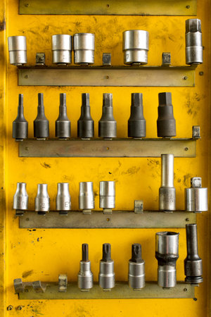 Hex Socket set in the auto tools box