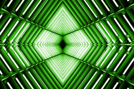 metal structure similar to spaceship interiorの写真素材