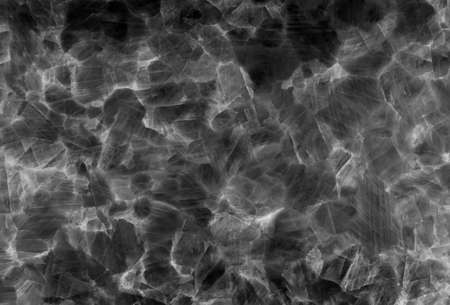 detail of black and wihte translucent slice of natural quartz agate marble stone.の写真素材