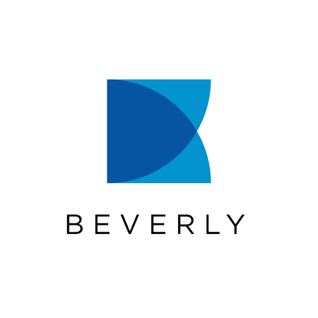 B Logo Design Inspiration, Vector illustrationのイラスト素材