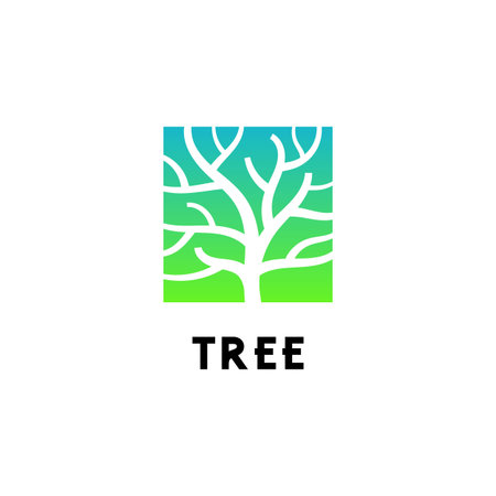 Tree Trunk Logo Design Inspiration