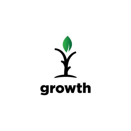 Green Garden Logo Design Inspirationのイラスト素材
