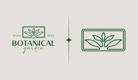 Leaf Flower Plant Template. Universal creative premium symbol. Vector illustration. Creative Minimal design template. Symbol for Corporate Business Identityのイラスト素材