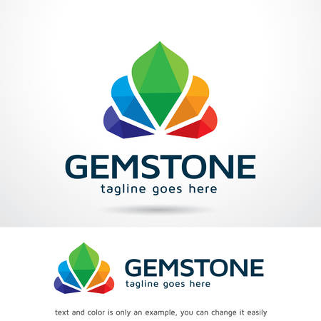 Gemstone Logo Template Design Vectorのイラスト素材