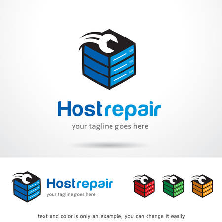 Host Repair Logo Template Design Vectorのイラスト素材