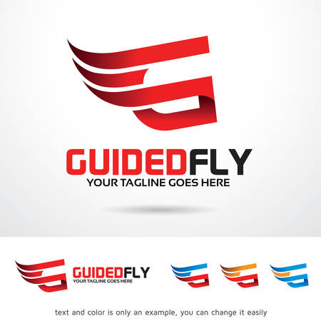 Guided Fly Template Design Vectorのイラスト素材
