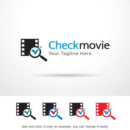Check Movie Logo Template Design Vectorのイラスト素材