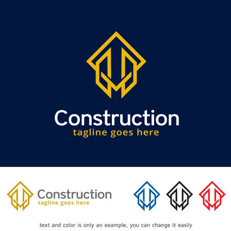 Abstract Logo Template Design Vectorのイラスト素材