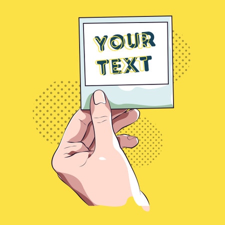 simple hand illustration  vector