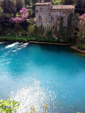 Narni Stifone pathの写真素材