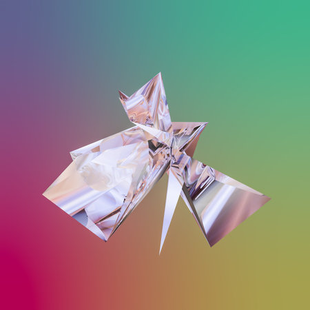 abstract polygon diamondの写真素材