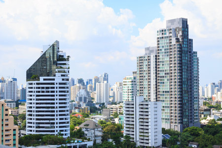 building city bankok thailand daylight