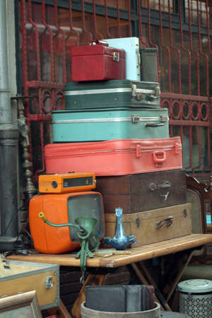 Antique shop and nostalgia old camera movieの写真素材