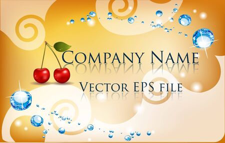 Beautiful cherry backgroundのイラスト素材