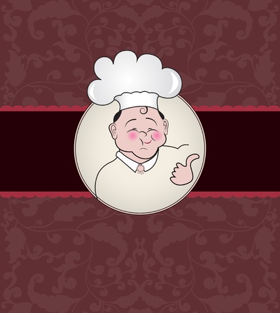 Cook label, beautiful harmonic colors.のイラスト素材