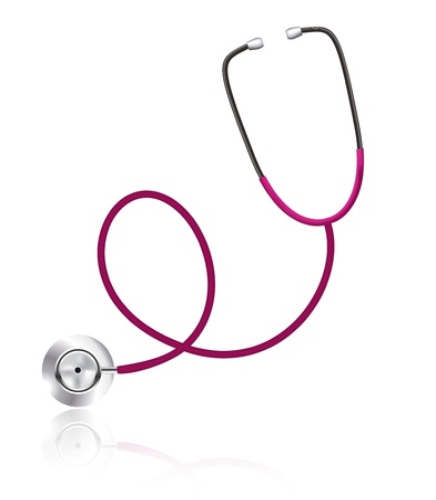 Stethoscope. Realistic illustrationのイラスト素材