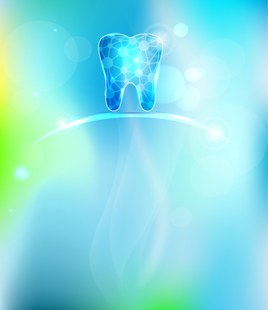 Dental background. Scientific dental design. のイラスト素材