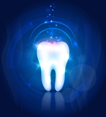 Beautiful dental background, dental health careのイラスト素材