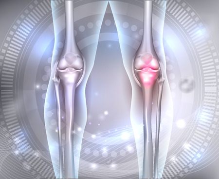 Joint health care abstract background with beautiful glow at the backgroundのイラスト素材