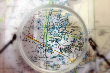 We take a look at the charts  Norway の写真素材